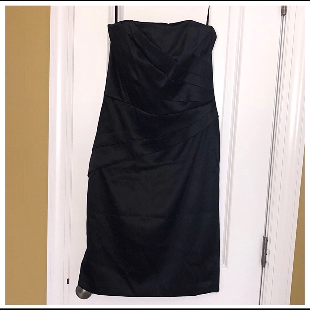 White House Black Market Strapless Cocktail Dress